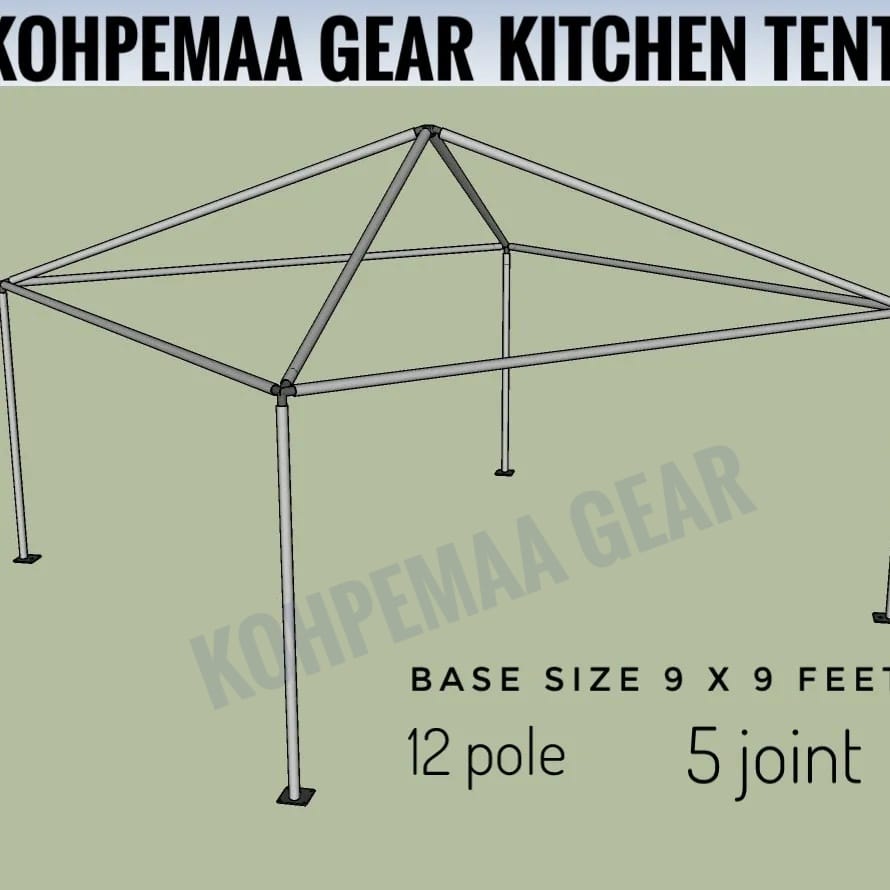 Kitchen Tent 9×9 Feet