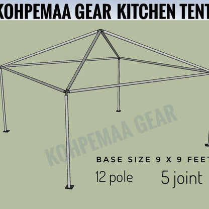 Kitchen Tent 9×9 Feet