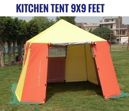 9x9 tent Kitchen Tent 9×9 Feet – Kohpemaa